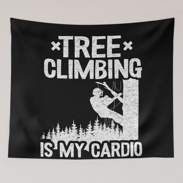 Item preview, Tree Climbing Is My Cardio Funny Arborist Gift Tree Work designed and sold by Stronzi.