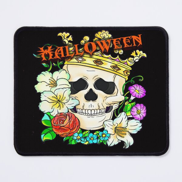 Item preview, Halloween flower skull designed and sold by Medly.