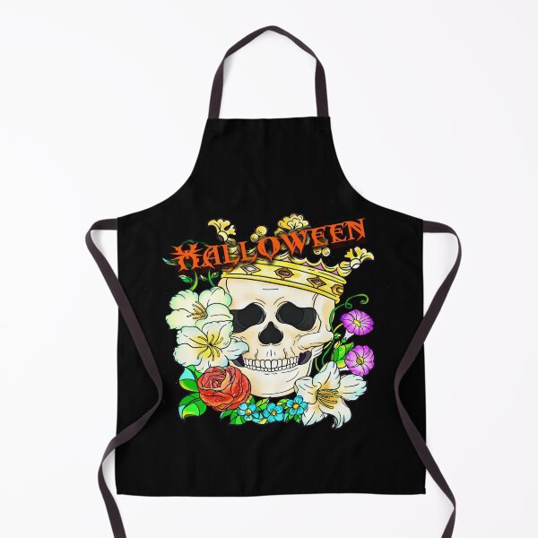 Item preview, Halloween flower skull designed and sold by Medly.