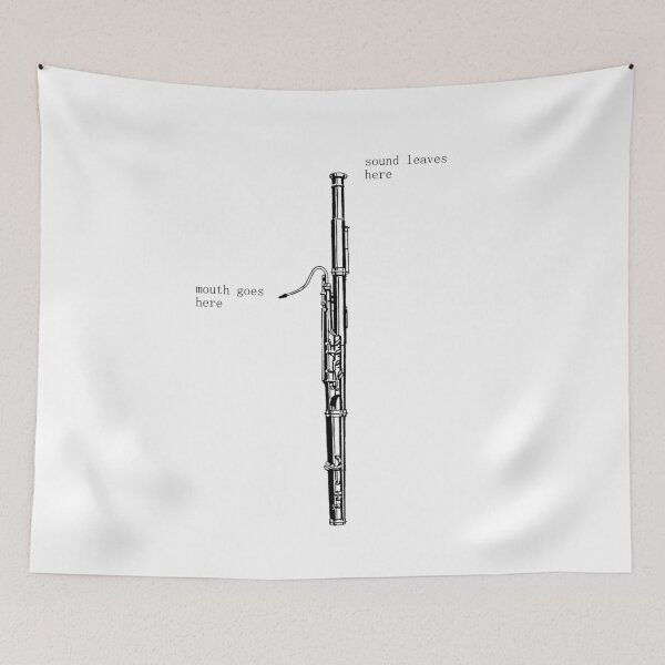 Item preview, Funny Bassoon Diagram | Art designed and sold by Thermopolium.