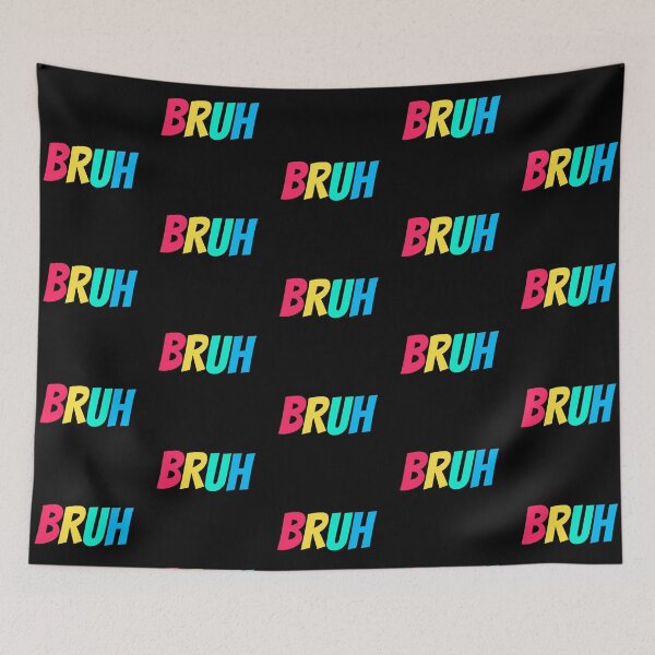 Item preview, Brightly Colored Bruh Meme designed and sold by thecooltable.