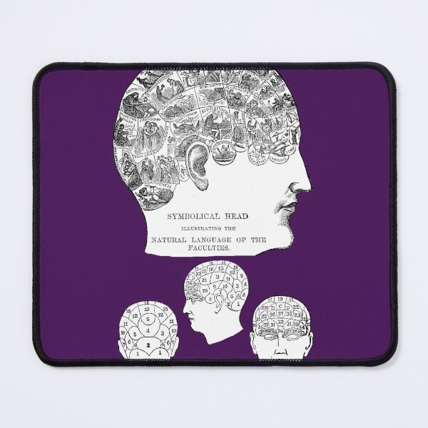 Item preview, Copy of Victorian Illustration of the Four Views of the Phrenological Head  designed and sold by TheWitchsWolf.