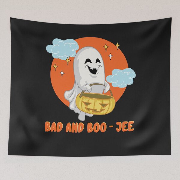 Item preview, Happy Halloween Bad and Boo Jee pumpkin classic T shirt designed and sold by TalbotElizabeth.
