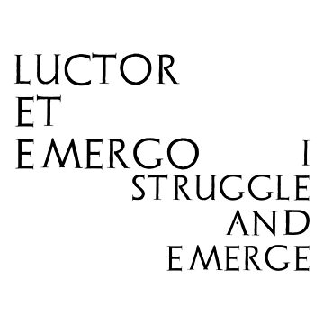 Luctor et buy Emergo - limited edition - Giclée print