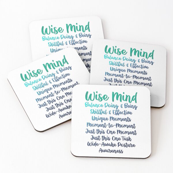 Item preview, Wise Mind. Walking the Middle Path. Reasonable Mind and Emotional Mind, Doing Mind and Being Mind.  designed and sold by Orianah.