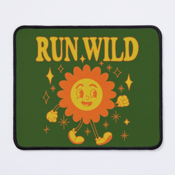 Item preview, Run Wild Retro Flower Adorable Cartoon designed and sold by trajeado14.