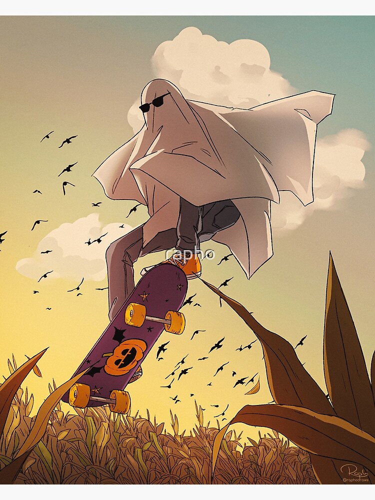 “Skater Ghost” Poster for Sale by rapho | Redbubble