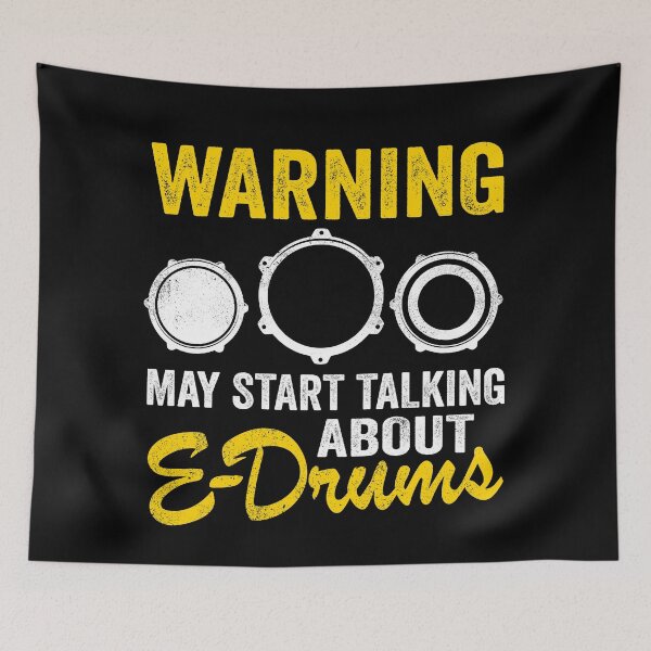 Artikelvorschau, E-Drums Elektro Schlagzeug Drummer Geschenk Lustig entworfen und verkauft von Stronzi.