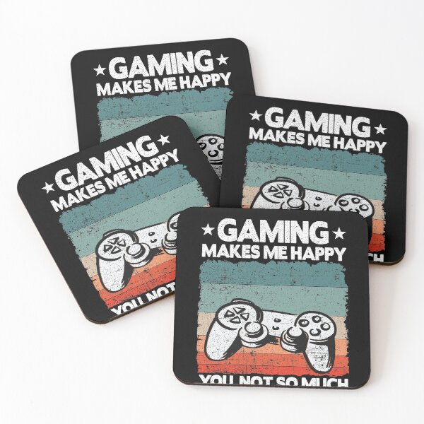 Item preview, Gaming Makes Me Happy Funny Gamer Quote Gamer Gift designed and sold by Stronzi.