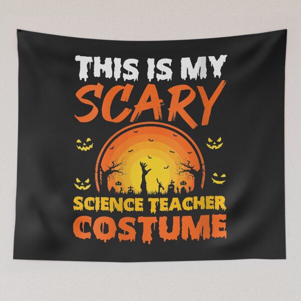 Item preview, Happy Halloween This Is My Scary Science Teacher Costume classic T shirt designed and sold by TalbotElizabeth.