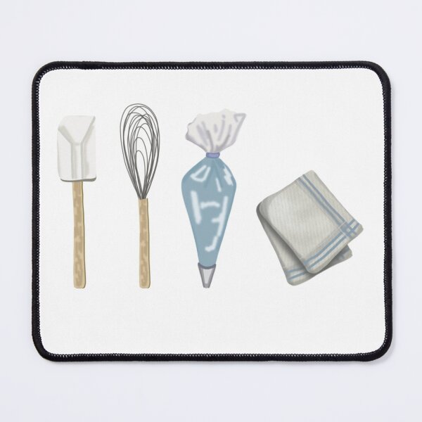 Item preview, Hobby Illustrations: Pastel Realistic Baking Utensils designed and sold by ChriseryMerch.