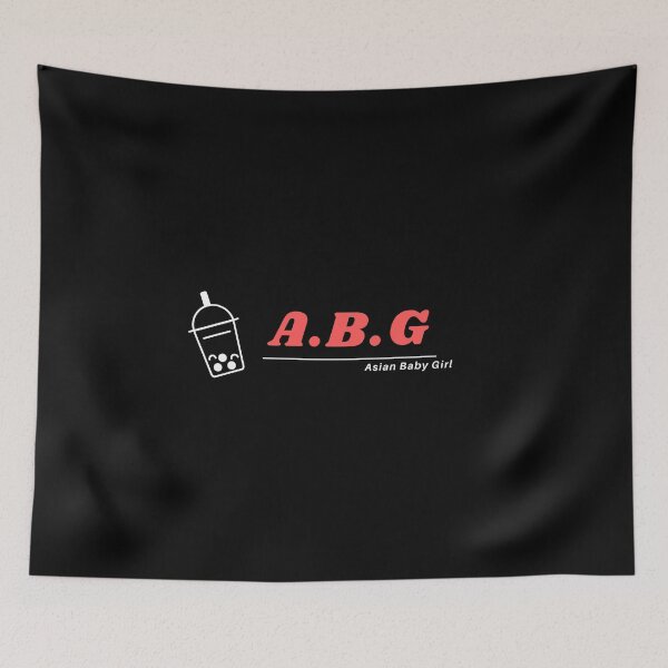 Item preview, Asian Baby Girl (White on Black) designed and sold by Daebakshop.