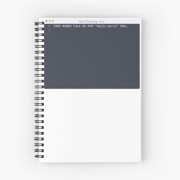 Item preview, . Rafflalang language Hello World program sample in editor window designed and sold by IuriiVlasenko.