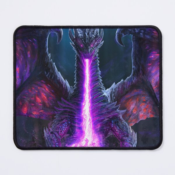 Item preview, Flaming Black Purple Dragon Fire Graphic designed and sold by SpookshowDesign.