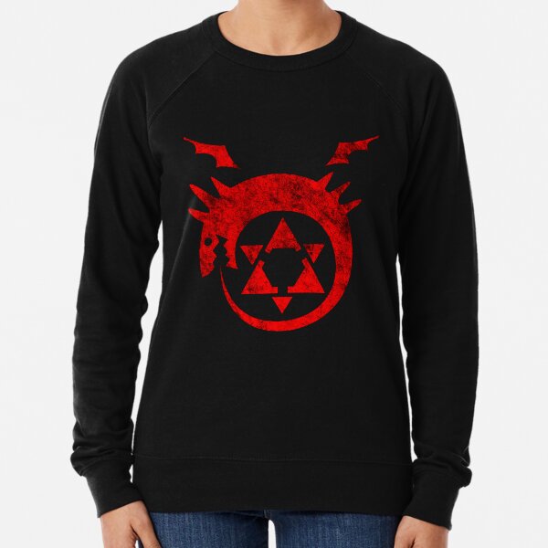 ° MANGA ° Full Metal Ouroboros Rust Logo Lightweight Sweatshirt