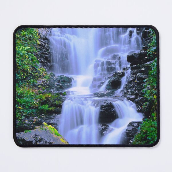Item preview, Beautiful Waterfall In The Forest designed and sold by PinkPandaDesign.