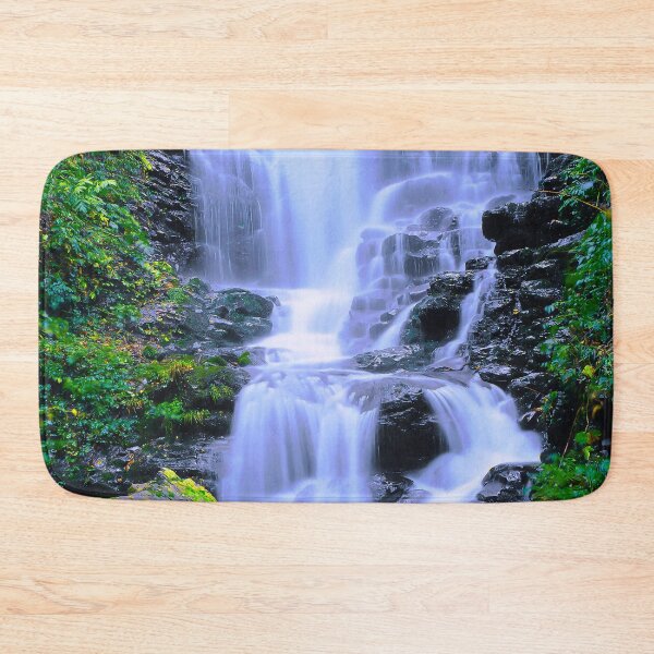Item preview, Beautiful Waterfall In The Forest designed and sold by PinkPandaDesign.