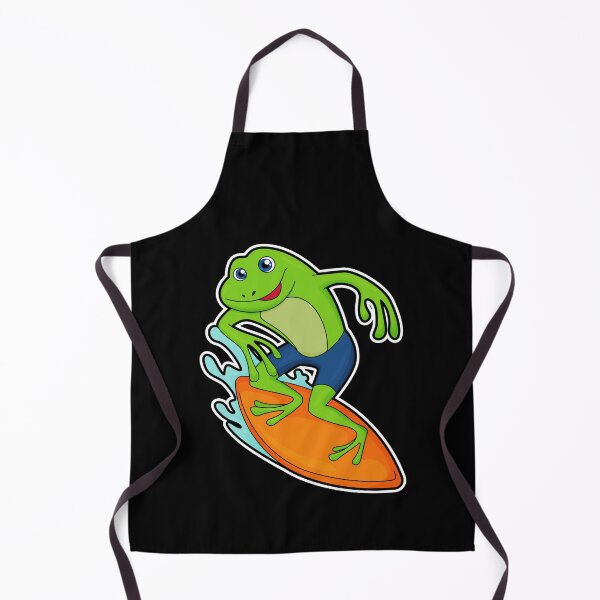 Item preview, Frog Surfing Surfboard Summer designed and sold by Snabdesign84.