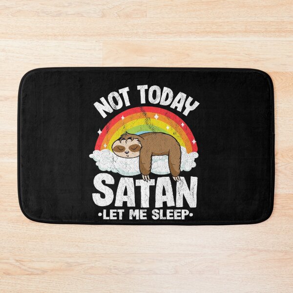 Item preview, Not Today Satan Let Me Sleep Funny Death Metal designed and sold by Stronzi.