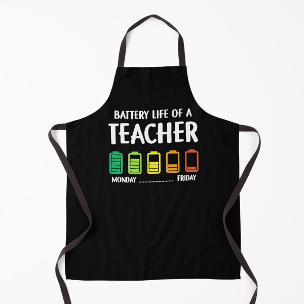 Item preview, Battery Life Of A Teacher Monday Friday | Back To School designed and sold by ghazalish.