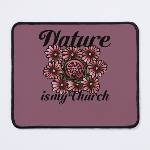 Item preview, Nature is my Church Pagan Pentacle designed and sold by FrictionMaxxing.