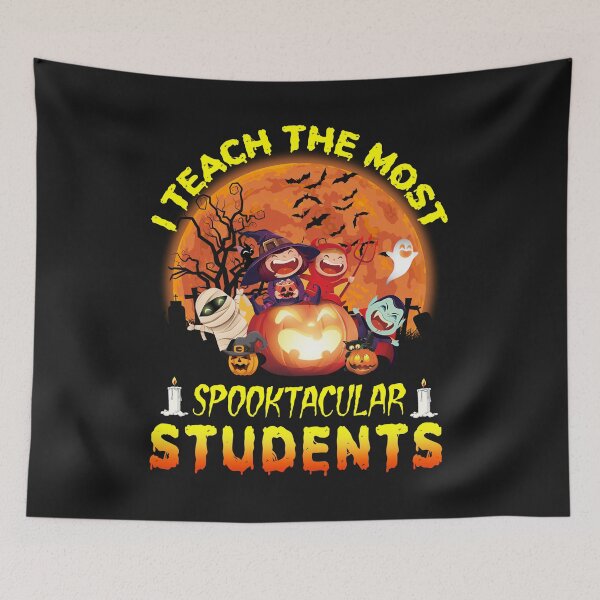 Item preview, Happy Halloween I Teach The Most Spooktacular students classic T shirt designed and sold by TalbotElizabeth.