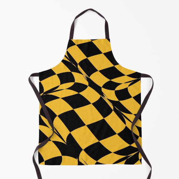 Artikelvorschau, Orange and Black Distorted Checkerboard Pattern Coordinates W/ Farrow and Ball Babouche No.223 2022 Popular Color - Colour - Hue entworfen und verkauft von ColorOfTheYears.