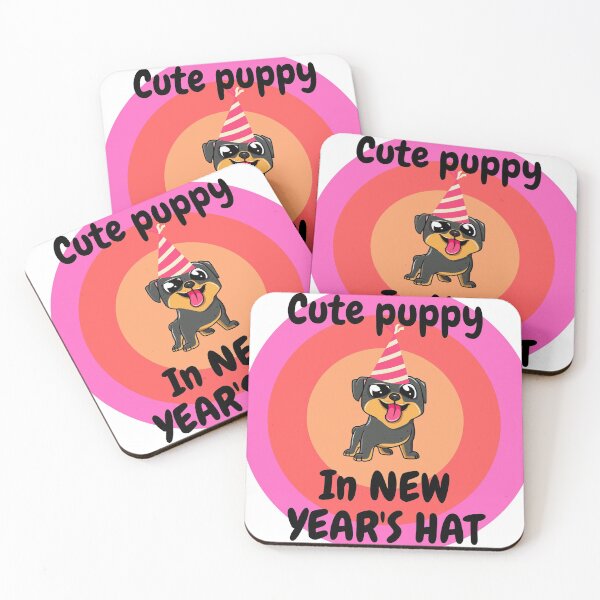 Item preview, Cute Puppy In a New Year's Hat designed and sold by TheGoodOne1.