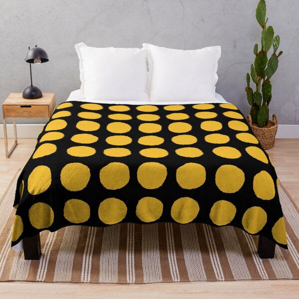 Artikelvorschau, Orange and Black Abstract Polka Dot Pattern Coordinates W/ Farrow and Ball Babouche No.223 2022 Popular Color - Colour - Hue entworfen und verkauft von ColorOfTheYears.