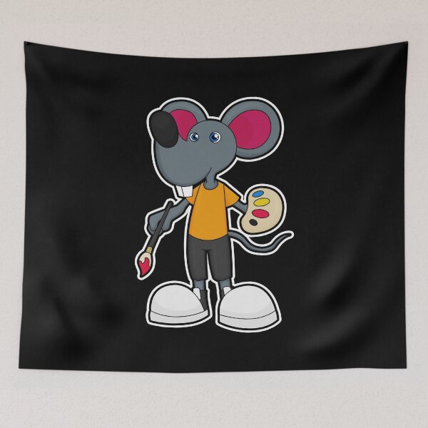 Item preview, Mouse as Painter with Paint & Brush designed and sold by Snabdesign84.