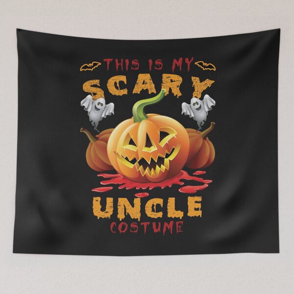 Item preview, Happy Halloween This is My Scary pumpkin Uncle costume classic T shirt designed and sold by TalbotElizabeth.