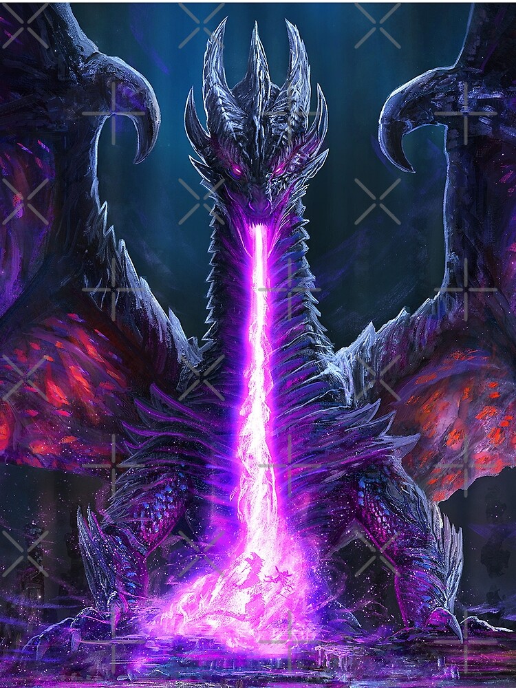 Dungeons & Dragons Flaming Dragon Water Bottle - BLACK