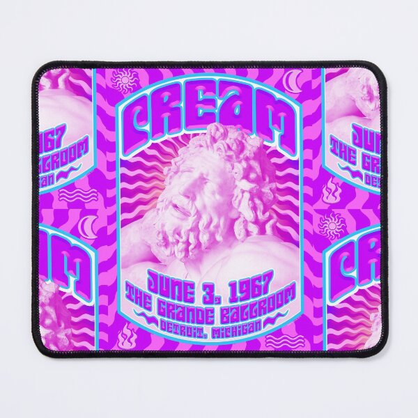 Item preview, Psychedelic Poster - Cream / The Grande Ballroom, Detroit / June 3, 1967 designed and sold by Martin Geller.