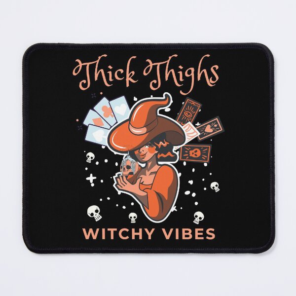 Item preview, Thick Thighs witchy vibes, happy halloween designed and sold by Lekrock.