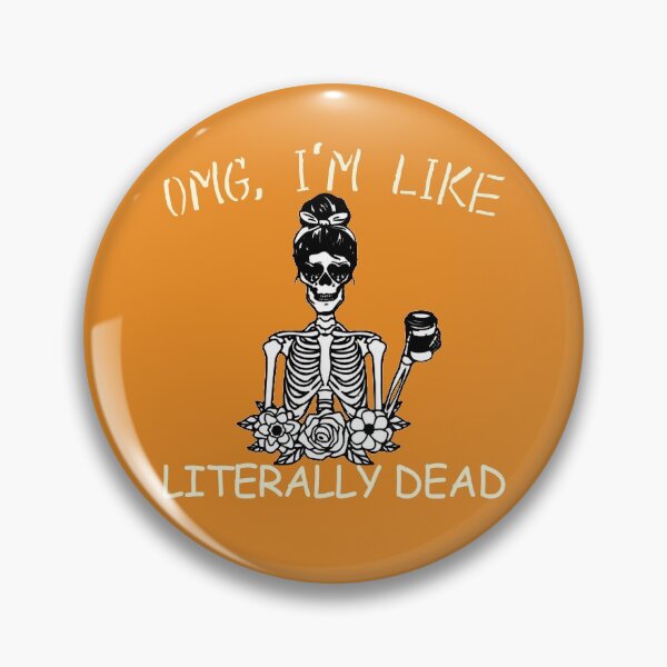 Item preview, Fall Shirt Monogram Halloween, OMG literally dead women with coffee designed and sold by theDlab.