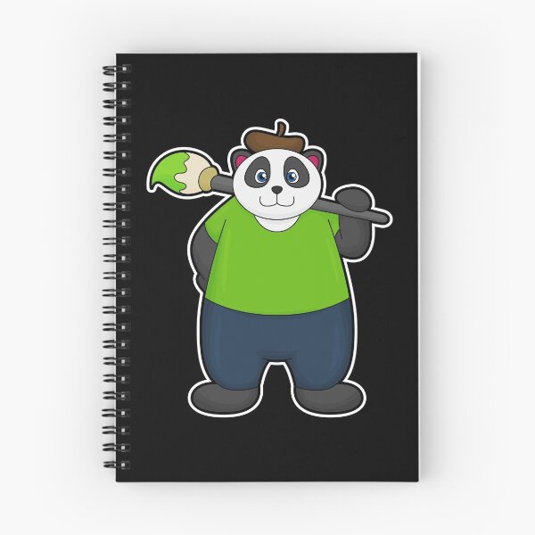 Item preview, Panda Painter Paintbrush Painting designed and sold by Snabdesign84.