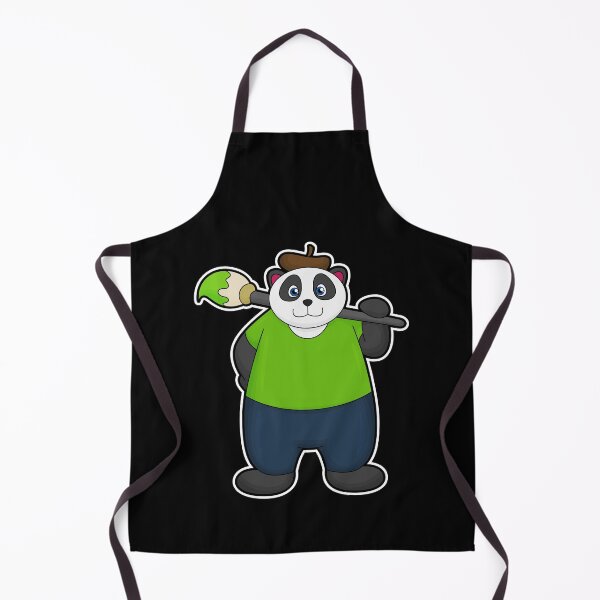 Item preview, Panda as Painter with Paintbrush designed and sold by Snabdesign84.
