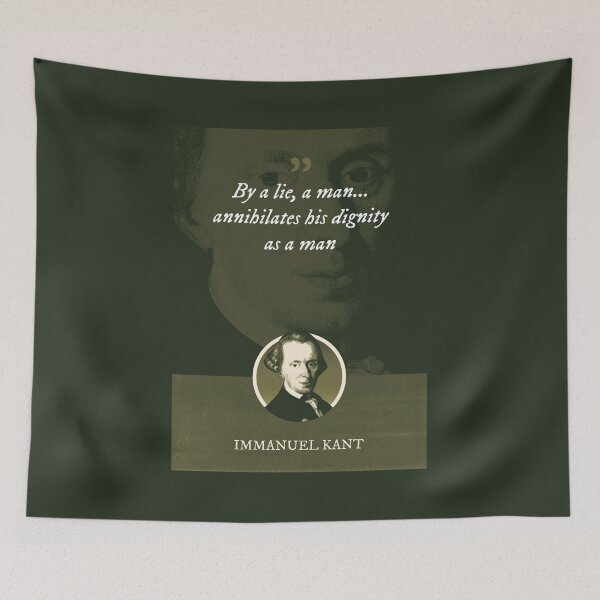 Item preview, Immanuel Kant - By a lie, a man... annihilates his dignity as a man designed and sold by Syahrasi.