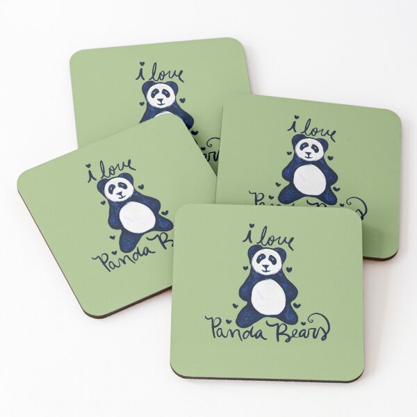 Artikelvorschau, I love Panda Bears entworfen und verkauft von FrictionMaxxing.