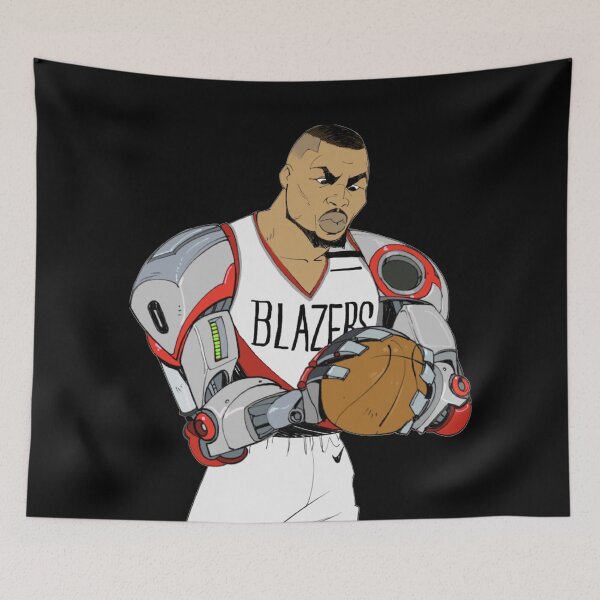 Item preview, Damian Lillard - Dame Time Robot designed and sold by Basketball For Life.