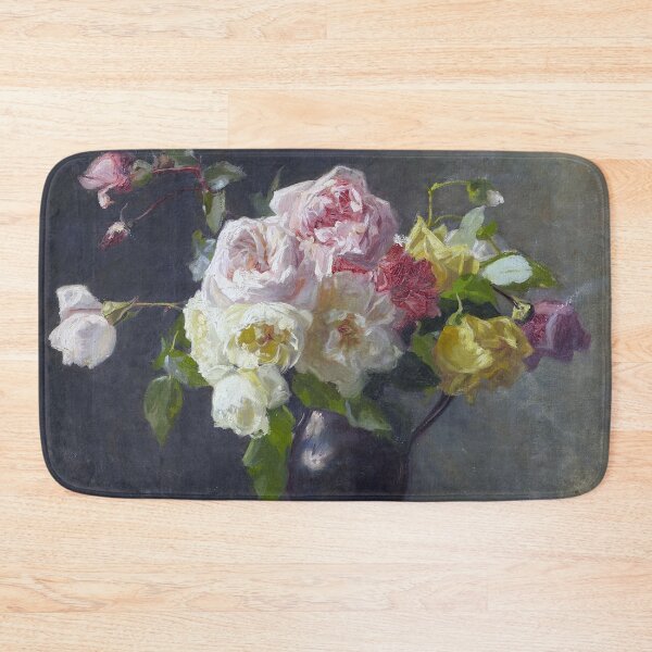 Item preview, Lucien Biva Sill Life Roses in a Vase designed and sold by DiscoGypsyFish.