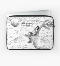 Occupy Solitude editorial cartoon Laptop Sleeve