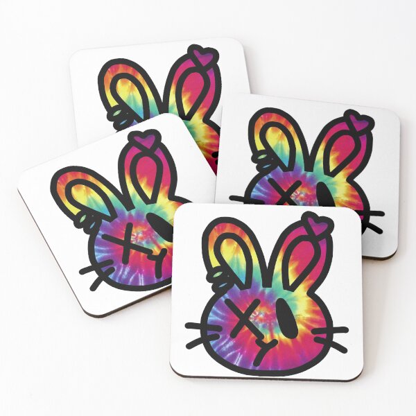 Artikelvorschau, Tie Dye Hase schwarz entworfen und verkauft von VisioN-SanS.