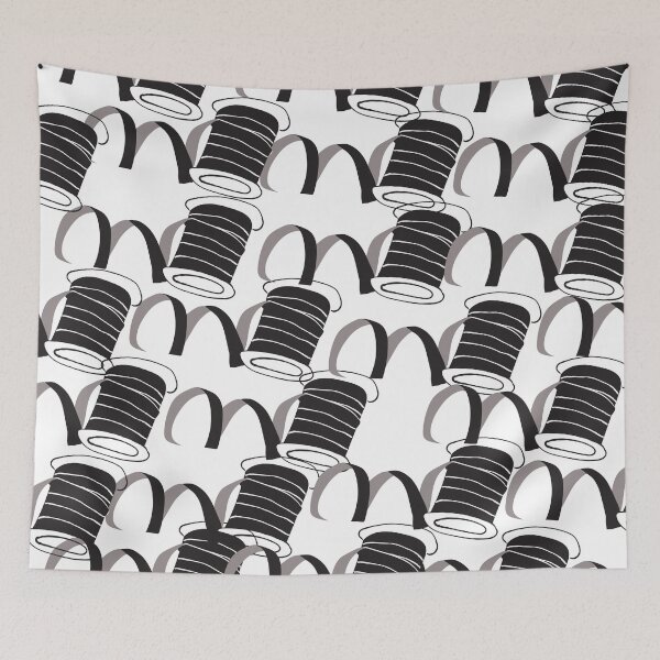 Item preview, ribbon (black and white) designed and sold by kim tang.