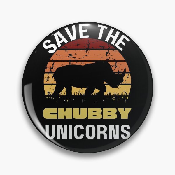 Item preview, Save The Chubby Unicorns Vintage Funny Rhino Animal Rights designed and sold by Finolca.