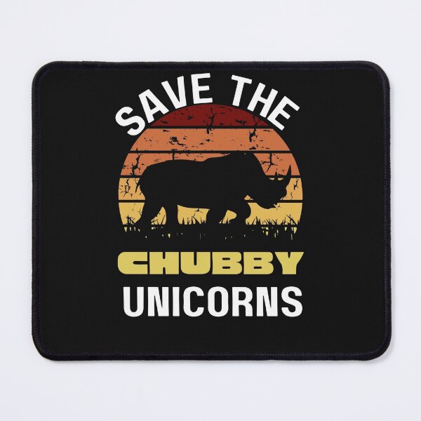 Item preview, Save The Chubby Unicorns Vintage Funny Rhino Animal Rights designed and sold by Finolca.