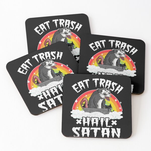 Item preview, Eat Trash Hail Satan Funny Death Metal designed and sold by Stronzi.