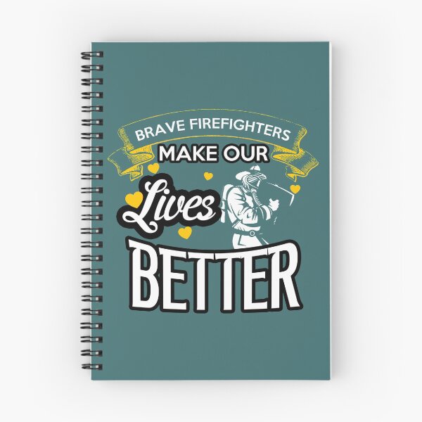 Item preview, BRAVE FIREFIGHTER MAKE OUR LIVES BETTER designed and sold by Rarito.