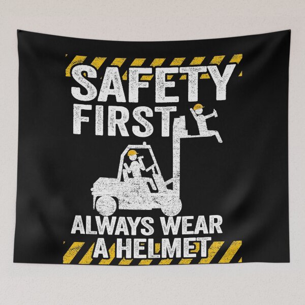 Item preview, Safety First Funny Forklift Operator Driver Warehouse Worker designed and sold by Stronzi.