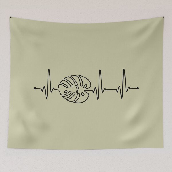 Item preview, Monstera Heartbeat Pulse Funny Houseplant Lover  designed and sold by goodspy.